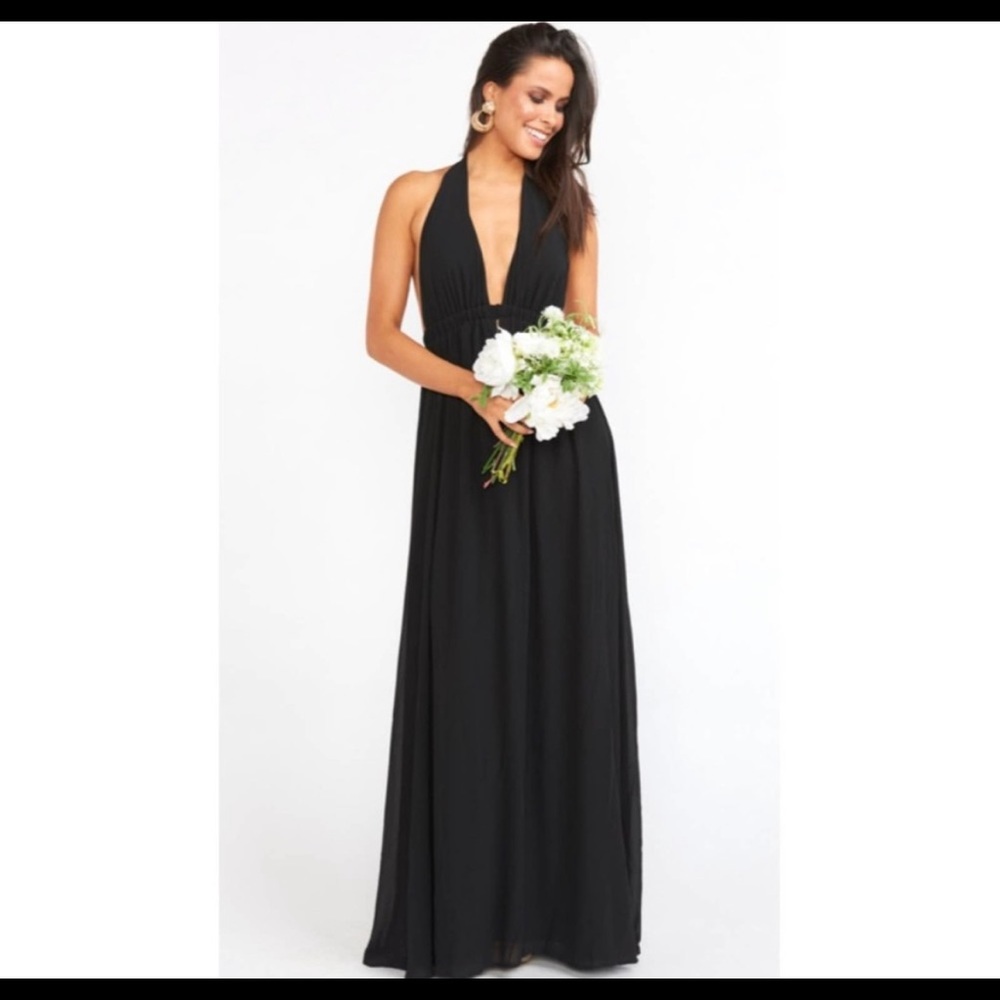 Show me your Mumu backless dress